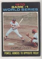 1970 World Series - Game #1: Powell Homers To Opposite Field! [Good to&nbs…