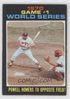 1970 World Series - Game #1: Powell Homers To Opposite Field!