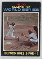 1970 World Series - Game #2: Buford Goes 2-For-4! [Good to VG‑E…