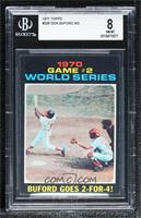 1970 World Series - Game #2: Buford Goes 2-For-4! [BGS 8 NM‑MT]