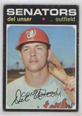 1971 Topps - [Base] #33 - Del Unser [Good to VG‑EX]