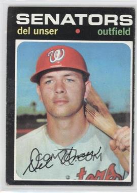 1971 Topps - [Base] #33 - Del Unser [Good to VG‑EX]