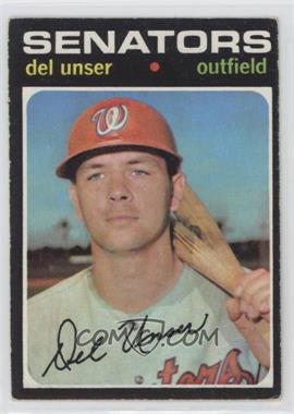 1971 Topps - [Base] #33 - Del Unser [Good to VG‑EX]