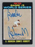 1970 World Series - Game #5: B. Robinson Commits Robbery! [JSA Certified&n…