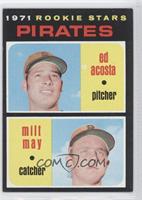 1971 Rookie Stars - Ed Acosta, Milt May [Noted]