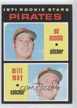 1971 Topps - [Base] #343 - 1971 Rookie Stars - Ed Acosta, Milt May [Noted]