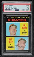 1971 Rookie Stars - Ed Acosta, Milt May [PSA 7 NM]