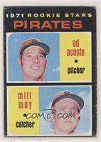 1971 Rookie Stars - Ed Acosta, Milt May [Good to VG‑EX]