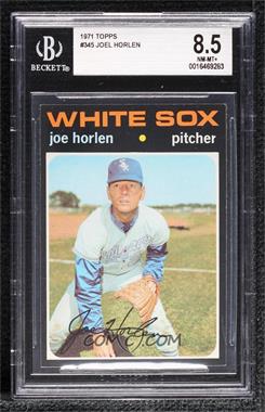 1971 Topps - [Base] #345 - Joe Horlen [BGS 8.5 NM‑MT+]