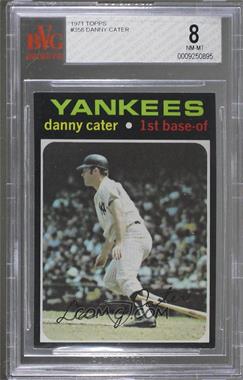 1971 Topps - [Base] #358 - Danny Cater [BVG 8 NM‑MT]
