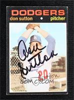 Don Sutton [JSA Certified COA Sticker]