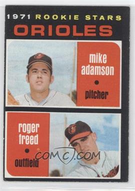 1971 Topps - [Base] #362 - 1971 Rookie Stars - Mike Adamson, Roger Freed [Noted]