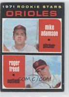 1971 Rookie Stars - Mike Adamson, Roger Freed [Good to VG‑EX]