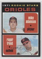 1971 Rookie Stars - Mike Adamson, Roger Freed