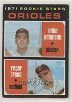 1971 Rookie Stars - Mike Adamson, Roger Freed [Poor to Fair]