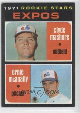 1971 Topps - [Base] #376 - 1971 Rookie Stars - Clyde Mashore, Ernie McAnally [Good to VG‑EX]