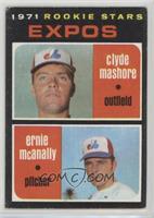 1971 Rookie Stars - Clyde Mashore, Ernie McAnally