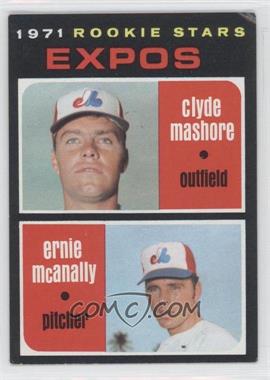 1971 Topps - [Base] #376 - 1971 Rookie Stars - Clyde Mashore, Ernie McAnally [Good to VG‑EX]