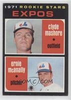 1971 Rookie Stars - Clyde Mashore, Ernie McAnally