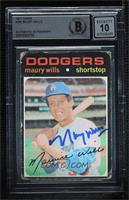 Maury Wills [BAS BGS Authentic]