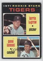 1971 Rookie Stars - Lerrin LaGrow, Gene Lamont [Noted]