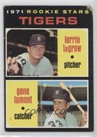 1971 Rookie Stars - Lerrin LaGrow, Gene Lamont [COMC RCR Poor]