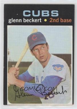 1971 Topps - [Base] #390 - Glenn Beckert