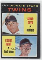 1971 Rookie Stars - Steve Brye, Cotton Nash [Poor to Fair]