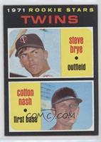 1971 Rookie Stars - Steve Brye, Cotton Nash