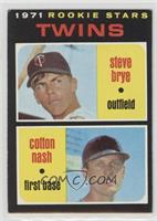 1971 Rookie Stars - Steve Brye, Cotton Nash