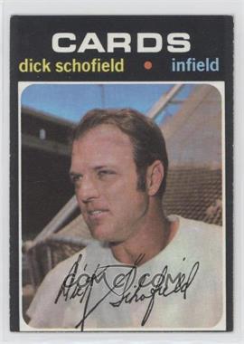 1971 Topps - [Base] #396 - Dick Schofield