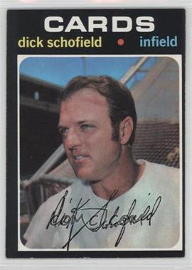 1971 Topps - [Base] #396 - Dick Schofield