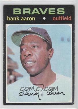 1971 Topps - [Base] #400 - Hank Aaron [Good to VG‑EX]