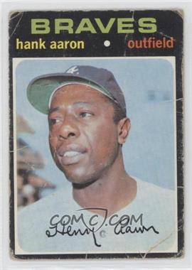 1971 Topps - [Base] #400 - Hank Aaron [Poor to Fair]
