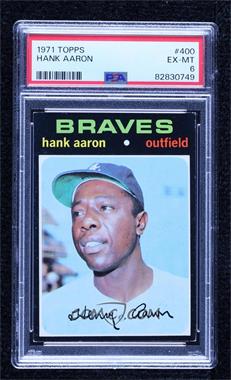 1971 Topps - [Base] #400 - Hank Aaron [PSA 6 EX‑MT]