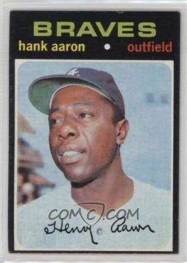 1971 Topps - [Base] #400 - Hank Aaron