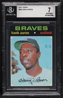 1971 Topps - [Base] #400 - Hank Aaron [BGS 7 NEAR MINT]