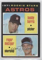 1971 Rookie Stars - Buddy Harris, Roger Metzger