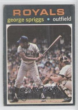 1971 Topps - [Base] #411 - George Spriggs [Good to VG‑EX]