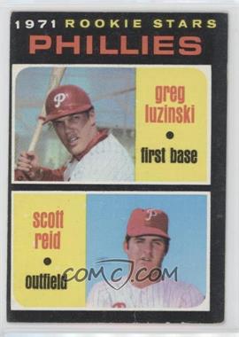 1971 Topps - [Base] #439 - 1971 Rookie Stars - Greg Luzinski, Scott Reid