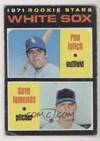 1971 Rookie Stars - Ron Lolich, Dave Lemonds [Poor to Fair]