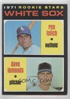 1971 Rookie Stars - Ron Lolich, Dave Lemonds