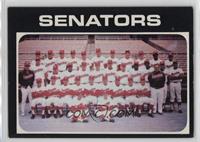 Washington Senators Team