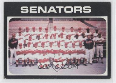 1971 Topps - [Base] #462 - Washington Senators Team [Noted]