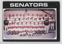 Washington Senators Team [Good to VG‑EX]