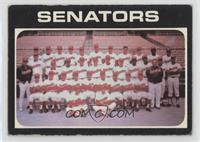 Washington Senators Team [Good to VG‑EX]