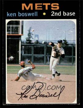1971 Topps - [Base] #492 - Ken Boswell [VG EX]