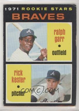 1971 Topps - [Base] #494 - 1971 Rookie Stars - Ralph Garr, Rick Kester [Poor to Fair]