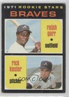 1971 Rookie Stars - Ralph Garr, Rick Kester [Good to VG‑EX]