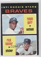 1971 Rookie Stars - Ralph Garr, Rick Kester [Noted]